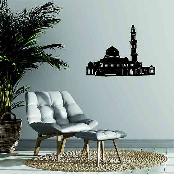 Декоративне настінне Панно «Іслам» Декор на стіну 90*67 см, Чорний Київ