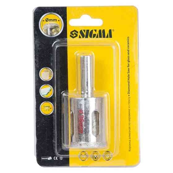 Sigma Коронка алмазная по керамике и стеклу Ø26мм SIGMA (1541261) Киев