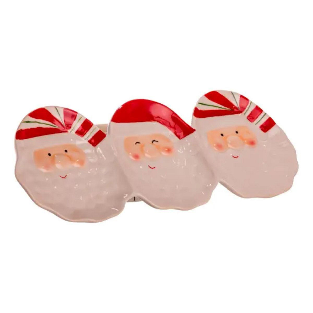 Блюдо сервірувальне новорічне для закусок Santa Claus 33.5×12.5 (см) з порцеляни CR-1-33 Київ - фото 6
