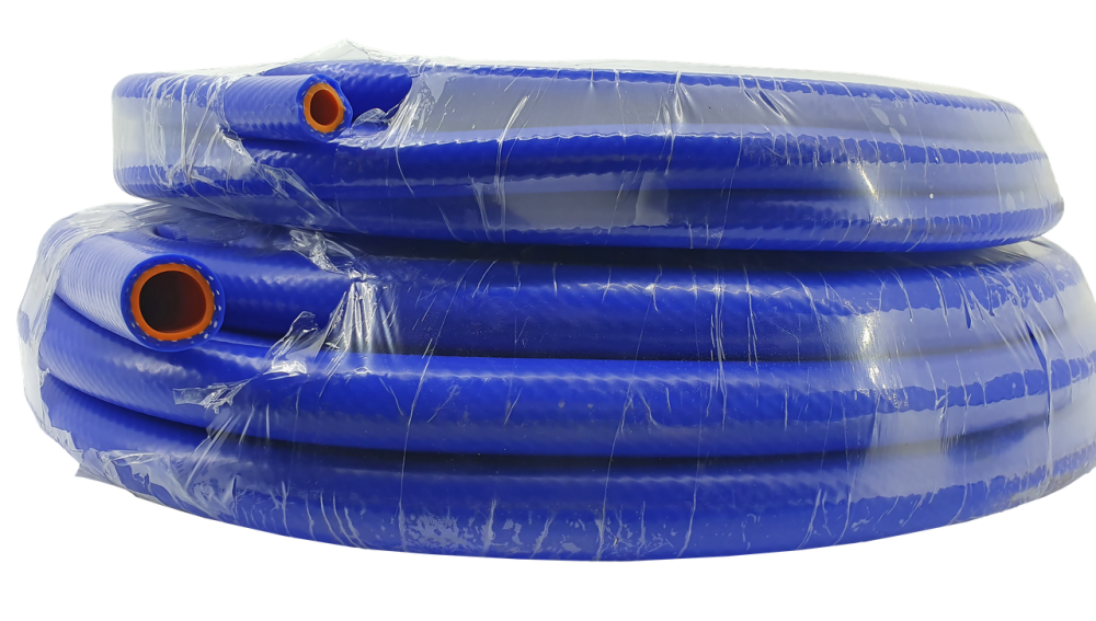 Рукав напірний армований поліамідною ниткою (2 шари) 14 мм х 22 мм (Силікон) 2 Атм бухта 20 м) Мукачево - фото 2