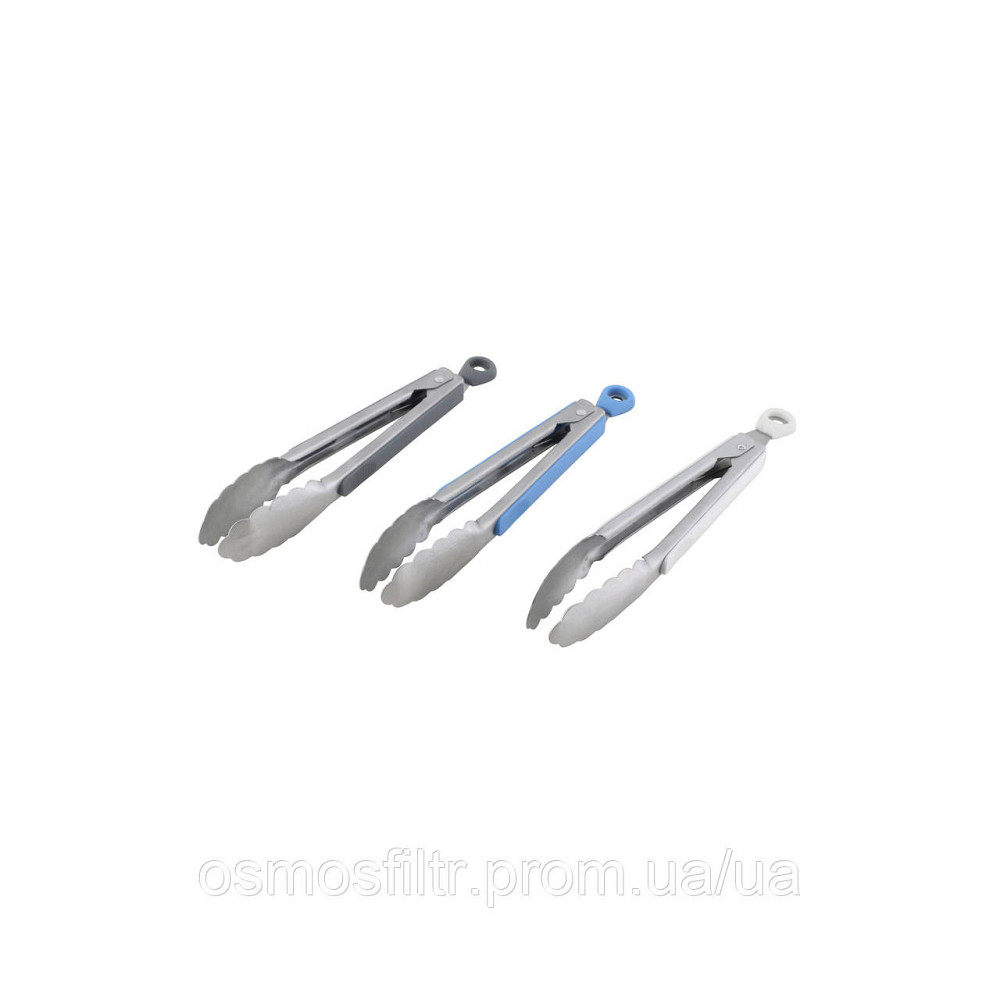 Щипці для барбекю Axentia з нерж сталі з нековзкою м'якою накладкою 27 см (200010) Київ - фото 1