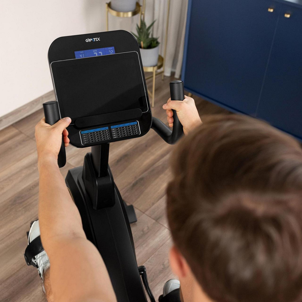 Горизонтальний велотренажер Gymtek XBR6000 електромагнітний синій Київ - фото 12