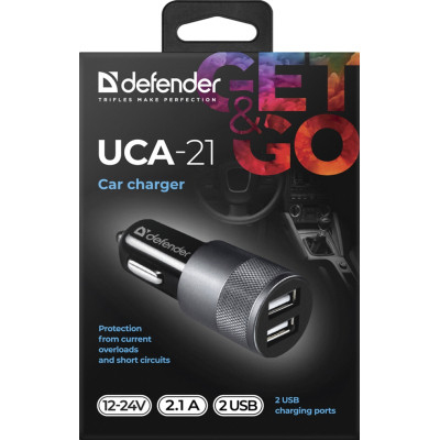 Зарядний пристрій Defender 2xUSB 12W (2xUSB-A) 2.1A UCA-21 (83821) Вінниця - фото 5