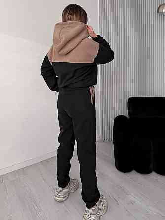 Женский теплый костюм двухцветный Одесса