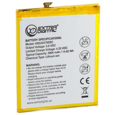 Аккумуляторная батарея для телефона Extradigital Huawei Y6 Pro 3900 mAh (BMH6495) Винница - изображение 1