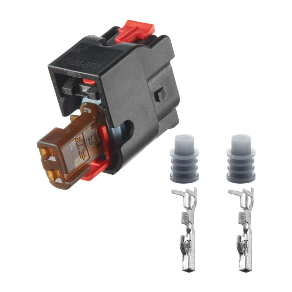 Разъем коннектор 2-кон., Топл, Форсунка, Катушка Зажигания, 2098641-6, TE Германия, Франция, Audi, BMW, Bugatti, Mercedes-Benz Киев - изображение 1