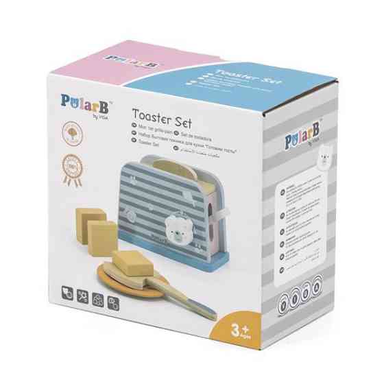 Игрушечный тостер PolarB из дерева (44017) Харьков