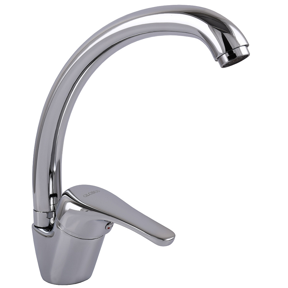 Змішувач для кухні Globus Lux Solly GLSO-0103S-WH без шлангів Луцьк - фото 2