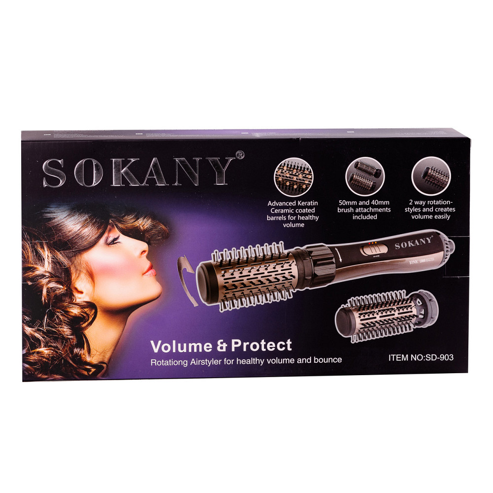 Sokany Фен стайлер для волосся 2 в 1 Sokany з насадками Коломия - фото 6