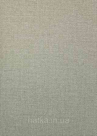 Обои винил на флизелине Rasch Florentine 1.06х10 однотонные мелкая полоска под ткань матовые зеленые Киев