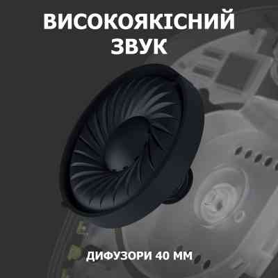 Навушники Logitech G435 Lightspeed Wireless Gaming Headset Black (981-001050) Вінниця