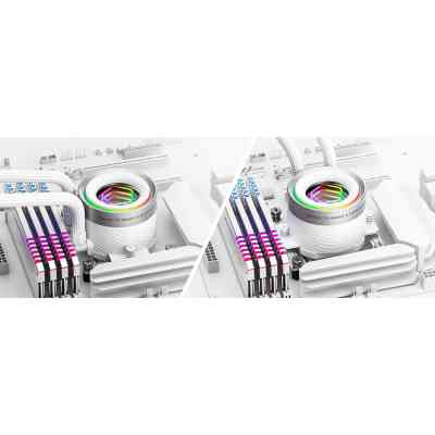 Система жидкостного охлаждения ID-Cooling FX360 INF White (FX360 INF WHITE) Винница