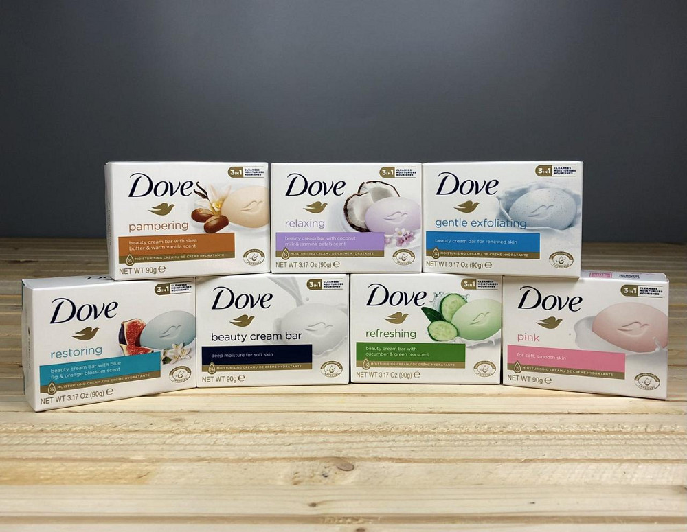 🧼 Dove Beauty Cream Bars 3в1: 💧Зволоження • 🌿Живлення • 🛡️Захист Киев - изображение 1