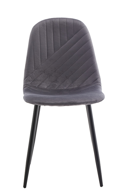 Стілець Яріс чорний/велюр сірий, G062-40 Київ - фото 3