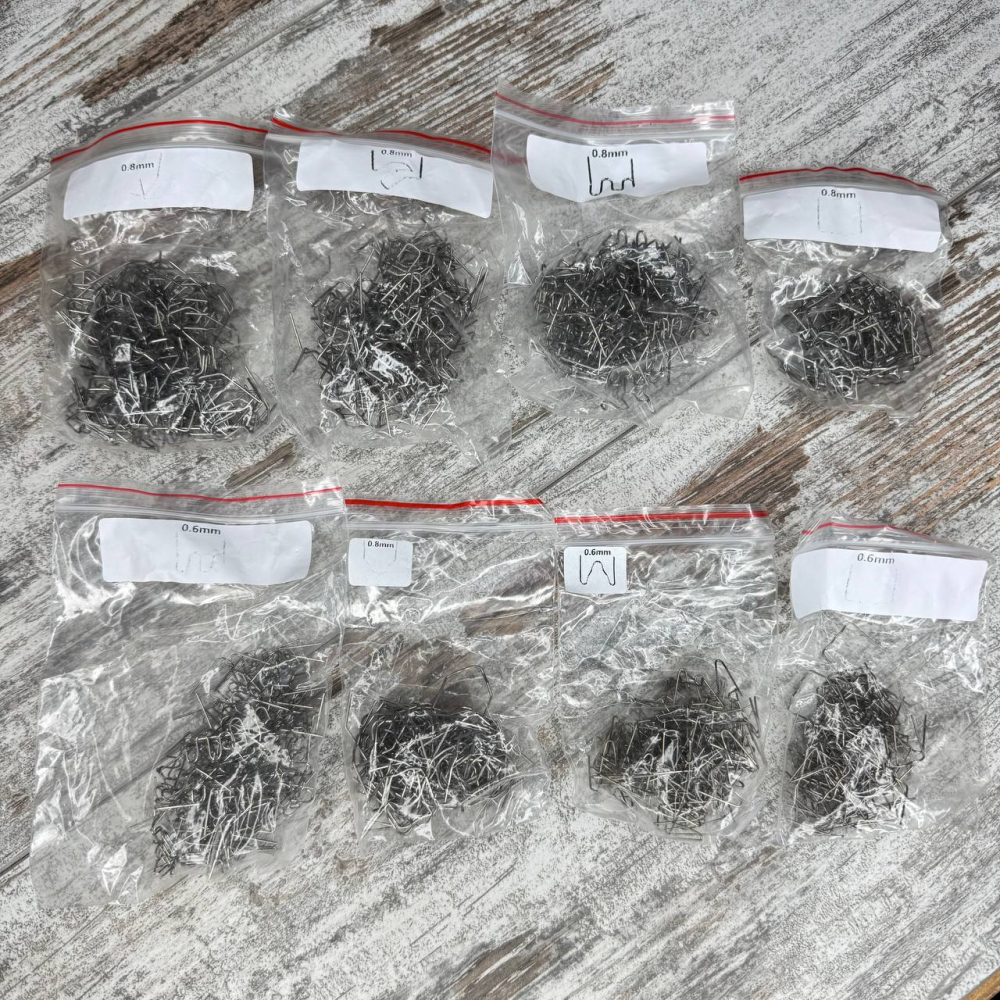 Набір скоб для гарячого степлера 800шт 8 видів ефективне рішення для ремонту пластикових деталей Київ - фото 6