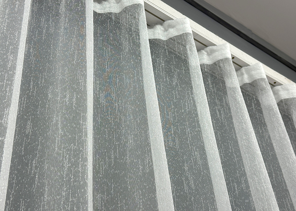 Тюль льон з вишивкою колір молочний з сірим 1620т Київ - фото 8