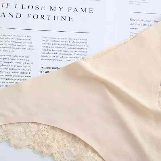 Безшовні труси набір S (42 розмір) - у наборі 3шт., 88% нейлон, 12% спандекс Київ