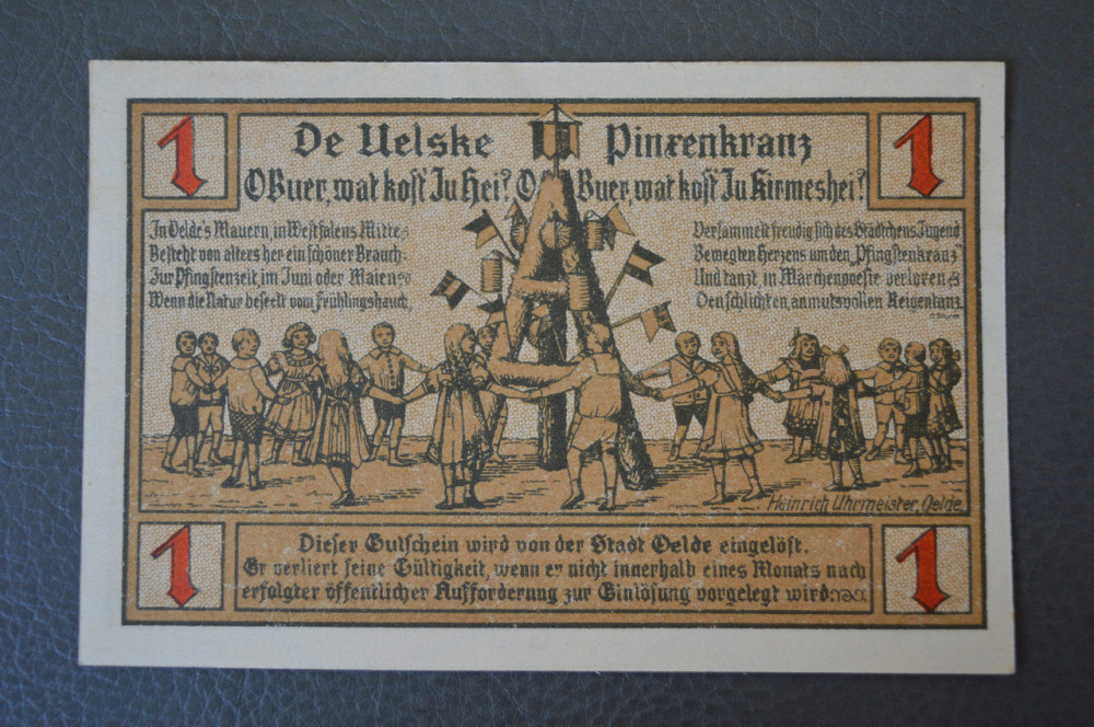 Німеччина Нотгельд 1 Мг 19..р.( 9) Полтава - фото 1