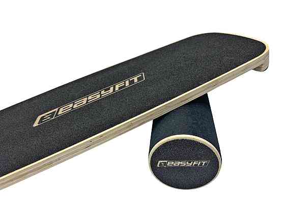 Балансувальна дошка EasyFit баланс борд з валиком чорний Коломыя
