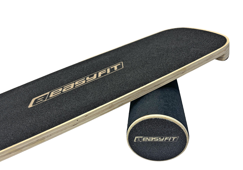 Балансувальна дошка EasyFit баланс борд з валиком чорний Коломыя - изображение 2