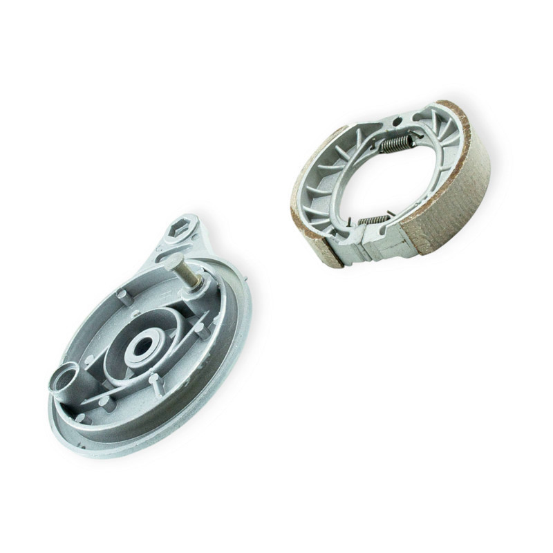 Ступиця мопед Дельта -70 ззаду в зборі з колодками гальмівна Мукачево - фото 1