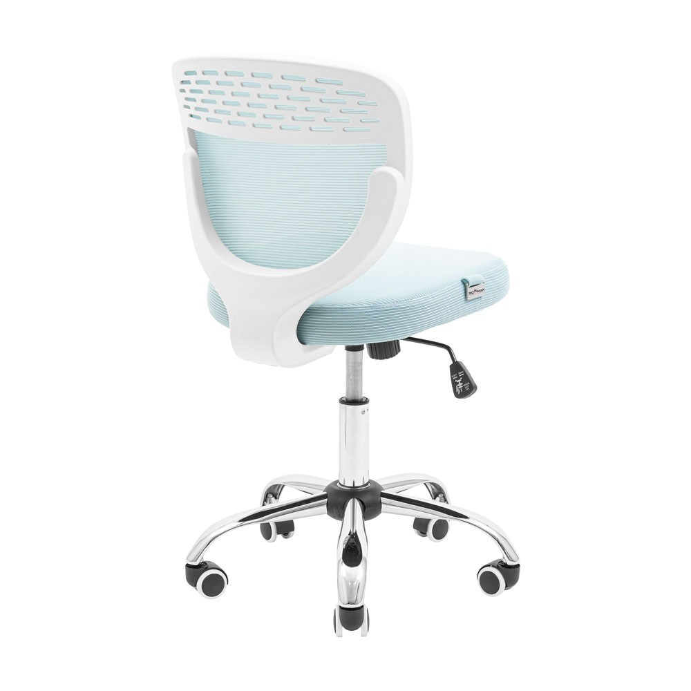 Офісне крісло керівника Richman Leo Хром M1 Tilt Блакитний Дніпро - фото 4