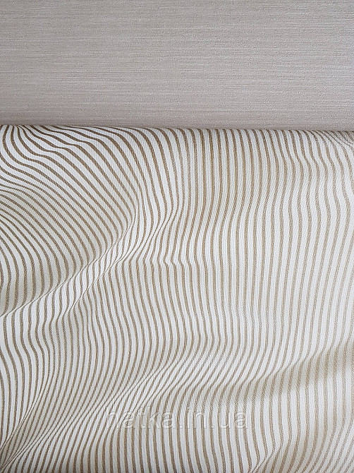 Шпалери метрові вініл на флізелін дизайнерські Erismann Elle Decoration 2 абстракція хвилі золото пісочний 3д Київ - фото 3