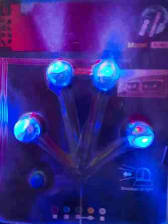 Подсветка 4021 наружная 4LED Blue (компл.) Винница