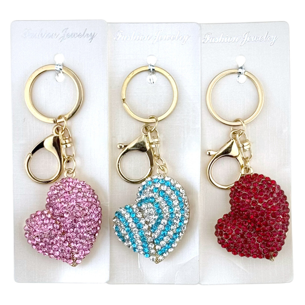 Брелок для ключей стразы Сердце Киев - изображение 1