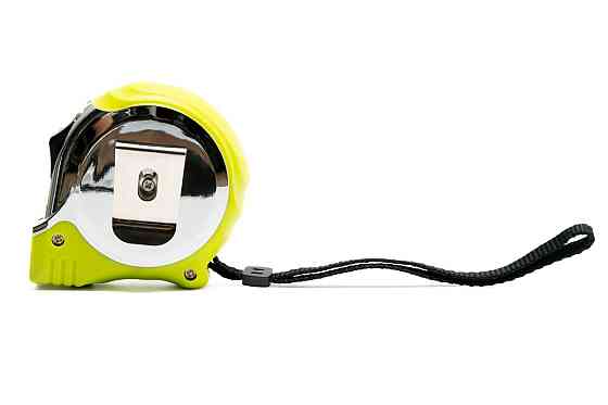 WERTVOLL Рулетка WERTVOLL 8 м×25 мм фіксатор полотна кнопка STOP покриття TPR нейлонове покритт Київ