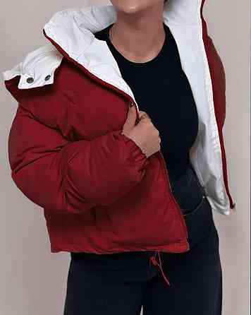 Жіноча стильна повсякденна куртка плащівка еммі Бургунді, 42/44 Одеса