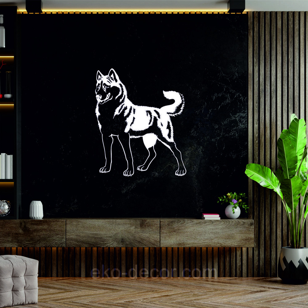 Декоративное настенное Панно «Хаска», Декор на стену 110*93 см, Белый Киев - изображение 5