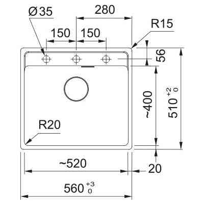 Мийка кухонна Franke Maris MRG 610-52 TL (114.0668.867) Вінниця