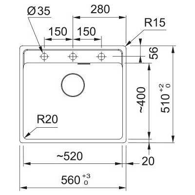 Мийка кухонна Franke Maris MRG 610-52 TL (114.0668.867) Вінниця - фото 2