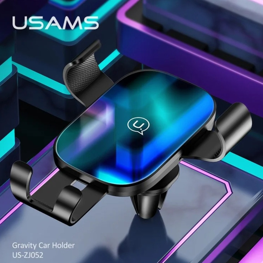 Автомобильный держатель крепление подставка для телефона смартфона Usams US-ZJ052 Gravity Black ZJ52ZJ01 Одесса - изображение 5