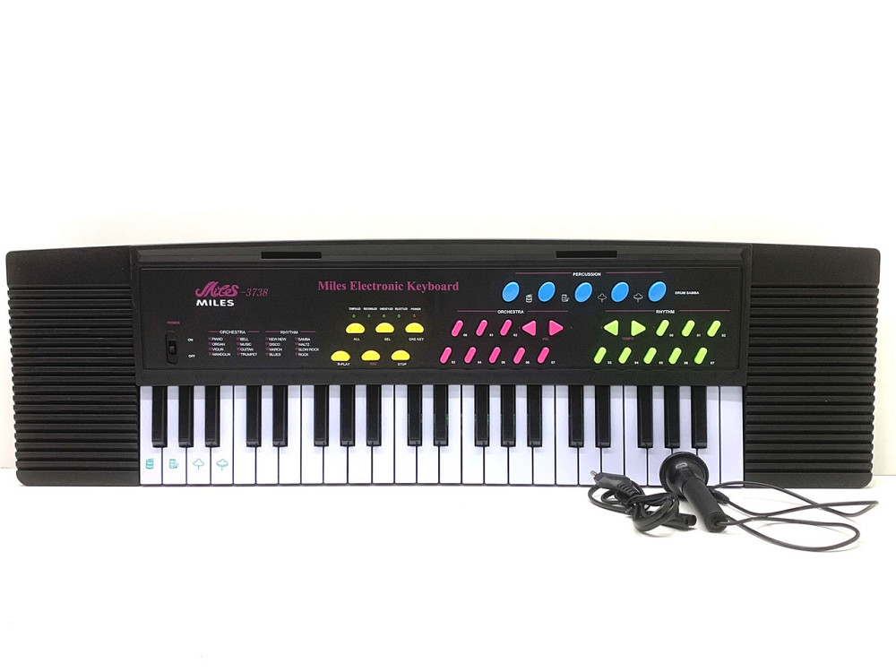 Синтезатор Limo Toy дитячий з мікрофоном та USB 44 клавіші Чорний (3738) Чернігів - фото 3