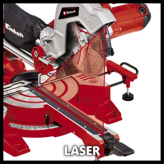 Мощная торцовочная пила с лазером Einhell TC-SM 254: 1900Вт, об.х.х.5000 об/мин Киев