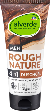 Alverde MEN Duschgel 4in1 Rough Nature 200 ml мужской Гель для душа Киев