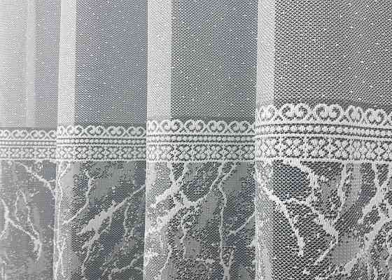 Тюль жаккард цвет белый с серым 1670т Киев