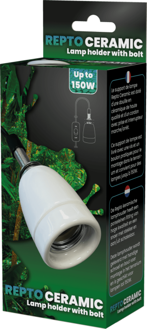 REPTO CERAMIC E27 LIGHT HOLDER WITH BOLT (R2300005) керамічний патрон для тераріума Киев - изображение 1