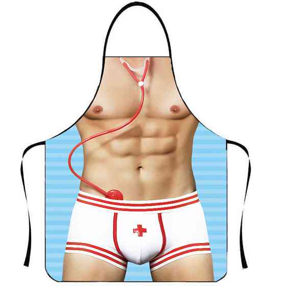 Передник для мужчин Врач 75 на 60 см разноцветный Киев