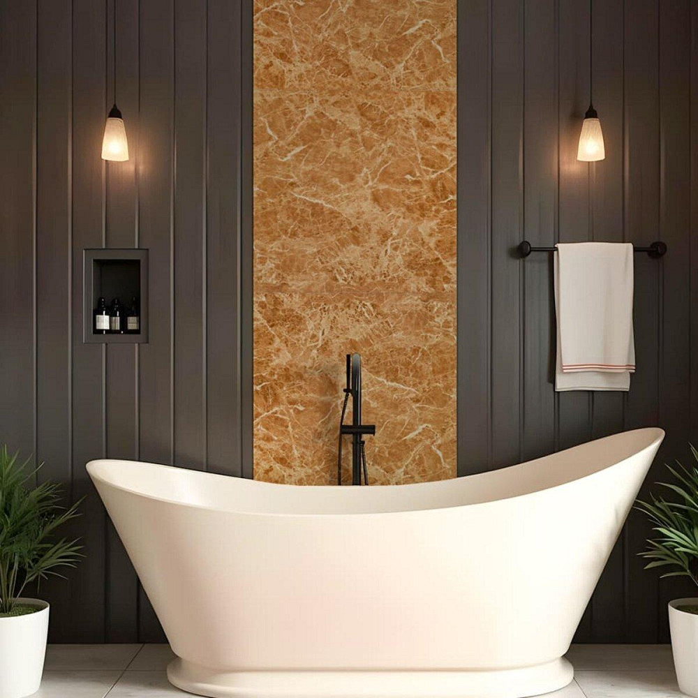 Декоративна плита Кремовий мармур Київ - фото 6