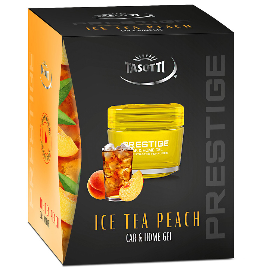 Ароматизатор для авто гелевий "Gel Prestige" Ice Tea Peach (Персик) 50мл Tasotti Київ - фото 1