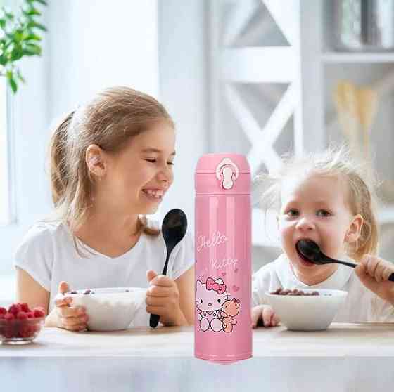 Термос с клапаном и поилкой Hello Kitty Винница