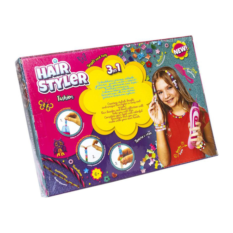 Набір креативної творчості "Hair Styler. Fashion" HS-01-01 верстат для плетіння куміхімо Вінниця - фото 2