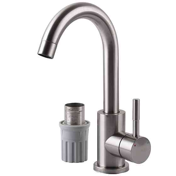 Смеситель для кухни EcoMIX ALPEN AISI-101S-WH (000025994) Киев