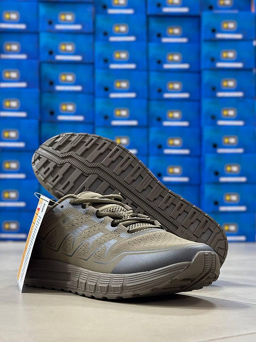 Чоловічі армійські кросівки M-TAC оливкові легкі літні тактичні кросівки для військових Львів - фото 3