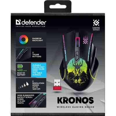 Мышка Defender Kronos GM-695 Wireless Black (52695) Винница