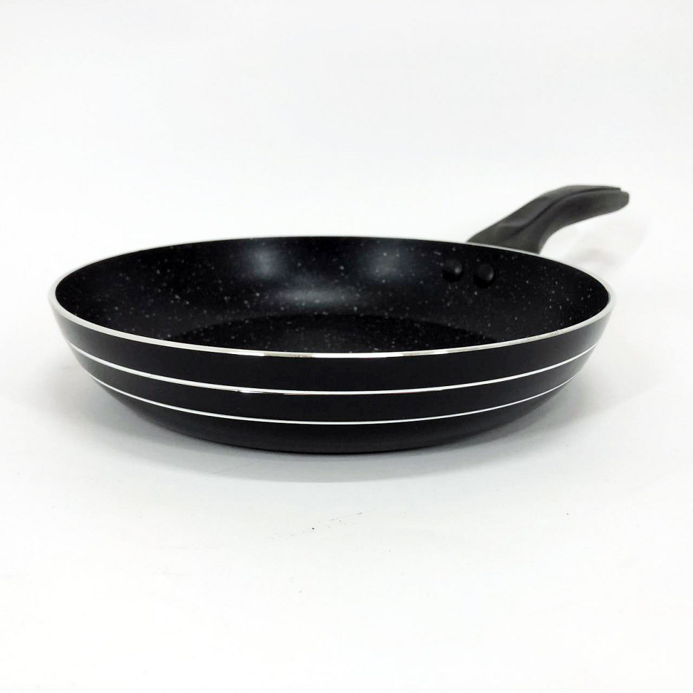 Антипригарна сковорода для овочів, Лита алюмінієва сковорода з алюмінієвим корпусом RQ-72 Львів - фото 3