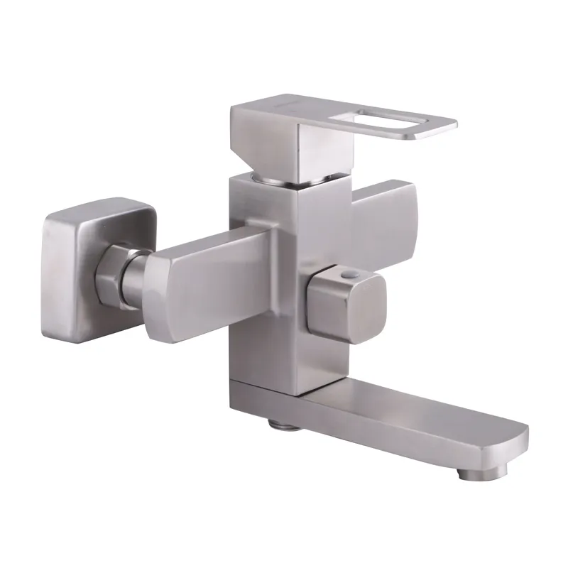 Змішувач для ванни з нержавіючої сталі Mixxus FIT-009 (SS2822) - міцний та якісний кран Харків - фото 1